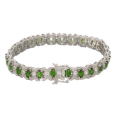 Sterling Silver Semi Mount Tennis Bracelet Setting Oval 0 5X3mm Solid - Syzjewelry